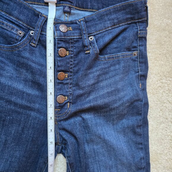 J Crew Factory Size 27 Button Fly High Rise Skinny - Picture 7 of 9